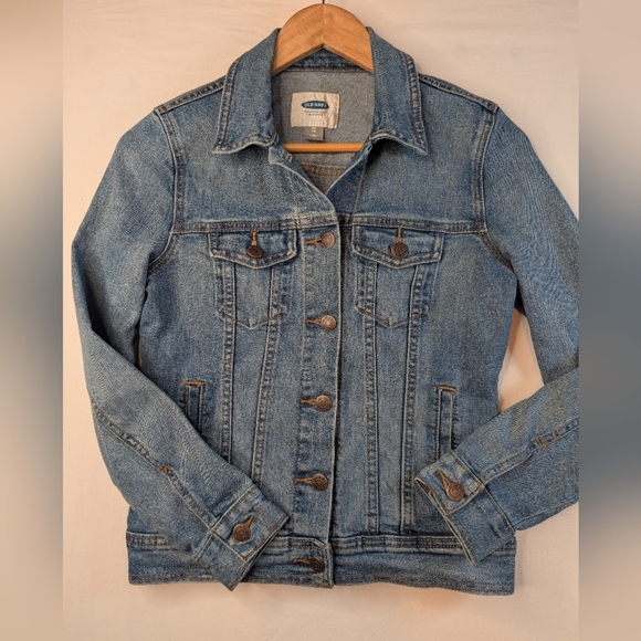 20.Old Navy Women's Classic Blue Jean Jacket - Picture 1 of 4